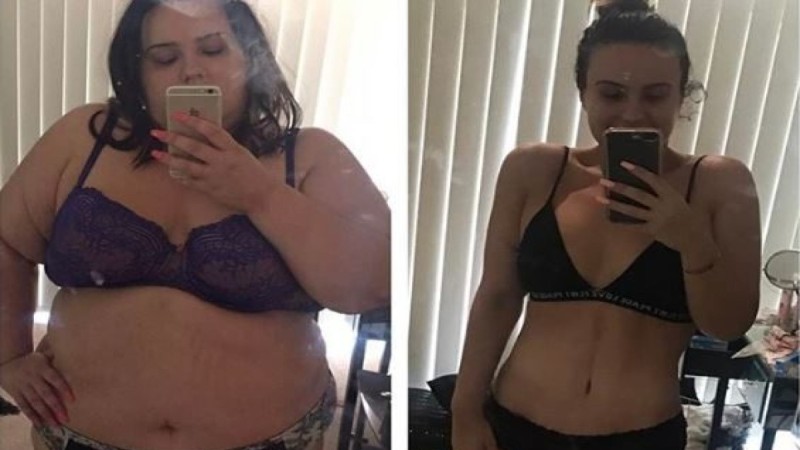 Κοπέλα έχασε 90 κιλά μέσα σε 12 μήνες 