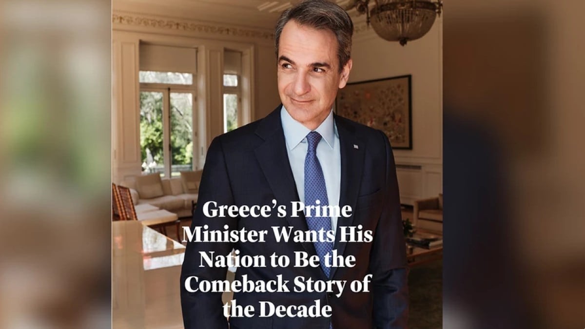 Αφιέρωμα TIME: Ο Κυριάκος Μητσοτάκης θέλει η Ελλάδα να γίνει γνωστή ως «η ιστορία ανάκαμψης της δεκαετίας» (photo)