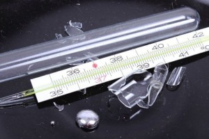 Θερμόμετρο υδραργύρου: Τι κάνουμε αν σπάσει;
