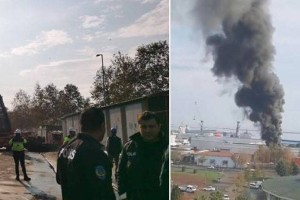 Συναγερμός στην Τουρκία: Έκρηξη στο λιμάνι της Σαμψούντας - Εκδηλώθηκε μεγάλη φωτιά