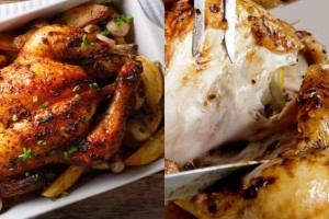 Ζουμερή απόλαυση: Ο λόγος που πρέπει να ψήνετε το κοτόπουλο πάνω σε μία στρώση λαχανικών