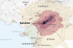 Σεισμός στην Τουρκία: Μετατοπίστηκε κατά τρία μέτρα η αραβική τεκτονική πλάκα και η Τουρκία μετακινήθηκε νοτιοδυτικά