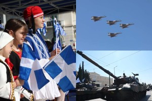 Στρατιωτική παρέλαση 25ης Μαρτίου 2023: «Κοσμοπλημμύρα» στην Αθήνα - Εντυπωσιακή απογείωση των Rafale στον αττικό ουρανό και «πρώτη» των Marder (videos)