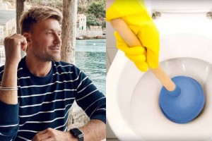 «Τετραπέρατος» ο Σπύρος Σούλης: Το μυστικό των υδραυλικών για να ξεβουλώσετε την τουαλέτα σε 1 λεπτό!