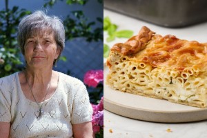 «Μερακλίδικη» συνταγή της γιαγιάς για χορταστική μακαρονόπιτα με φέτα 