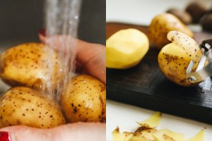 Tips των σεφ: Πόση ώρα μπορείτε να αφήσετε τις καθαρισμένες πατάτες στο νερό