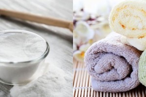 Αφράτες πετσέτες στο πλυντήριο: Το σπιτικό μείγμα με μαγειρική σόδα και 3 ακόμα υλικά για να παραμένουν μαλακές