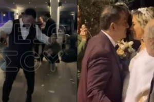 «Έτριξαν» τα πατώματα με τον Πύρρο Δήμα: Χόρεψε λεβέντικα στον γάμο του το πιο βαρύ ζεϊμπέκικο και αποθεώθηκε (video)
