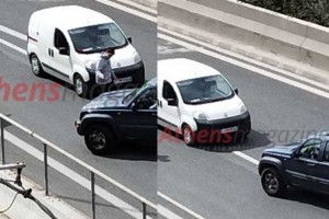 Γυναίκα οδηγός μπήκε ανάποδα στην Εθνική Οδό στο ύψος της Μεταμόρφωσης! (video)