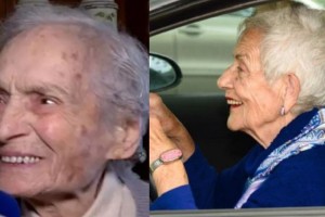 Έπιασαν γιαγιά 104 ετών να οδηγεί χωρίς δίπλωμα και ασφάλεια - «Θα αγοράσω βέσπα ή σκούτερ», είπε (video)