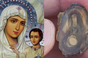 Άνδρας βρήκε τη θαυματουργή μορφή της Παναγίας σε πέτρα – Είχε δει τη φιγούρα της στον ύπνο του