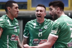 Volley League: Πήρε το θρίλερ ο Παναθηναϊκός και μείωσε σε 2-1 τους τελικούς! (video)