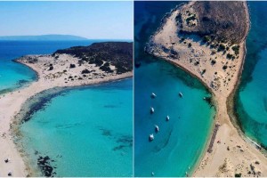 Από τις ωραιότερες παραλίες της Μεσογείου: 4 ώρες από την Αθήνα με ψιλή άμμο και σαγηνευτικά νερά (video)