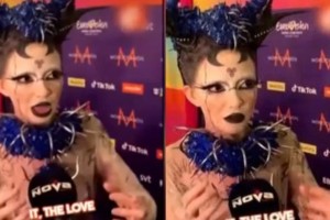 Eurovision 2024: «Να πάνε να γ@μηθ@@ν, δεν με...» - Έκρηξη από το Bambie Thug λίγο μετά τον τελικό μπροστά στις κάμερες
