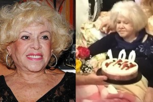 Συμπλήρωσε 100 χρόνια ζωής η Καίτη Γκρέυ: Η τούρτα έκπληξη και η φωτογραφία στο σπίτι με αγαπημένους της φίλους