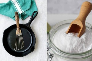 Κεραμικό τηγάνι «λαμπίκο»: Το κόλπο με τη μαγειρική σόδα και άλλα δύο υλικά για να «αστράφτει»