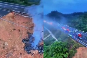 Τραγωδία στην Κίνα: Κατέρρευσε αυτοκινητόδρομος - 19 νεκροί και 30 τραυματίες