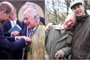 Επιτέλους, χαμογελά ξανά ο βασιλιάς Κάρολος: Χαρές μέσα στα προβλήματα - Στο πλευρό του ο πρίγκιπας Ουίλιαμ