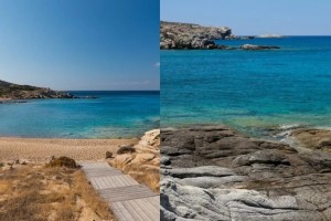 Γαλαζοπράσινα νερά και χρυσαφένια άμμος: Η τριπλή παραλία της Ελλάδος με την μαγευτική ομορφιά και το παράξενο όνομα