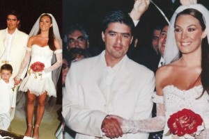 Με μίνι νυφικό, ξώφτερνο πέδιλο, πεντικιούρ που έβγαζε μάτι: Η Στεφανίδου ήταν η πιο κουλ νύφη, 21 χρόνια πριν