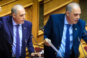 Κυριάκος Βελόπουλος: Έσκισε από το βήμα της Βουλής τη Συμφωνία των Πρεσπών (video)