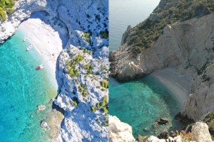Μόλις 1,5 ώρα από την Αθήνα και θυμίζει Επτάνησα: Η παραλία με το μυστηριώδες όνομα και τα μαγευτικά καταγάλανα νερά