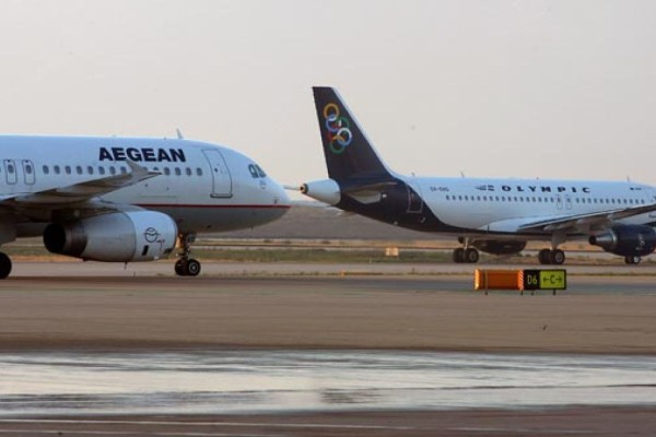 Ακυρώσεις και τροποποιήσεις πτήσεων της AEGEAN και Olympic Air