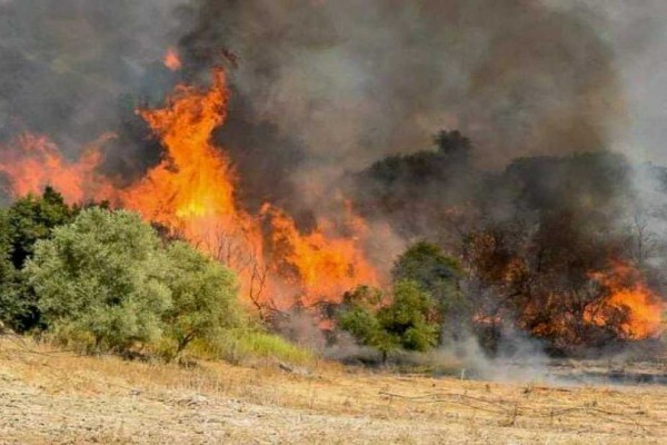 Φωτιές σε Ρέθυμνο και Θεσσαλονίκη