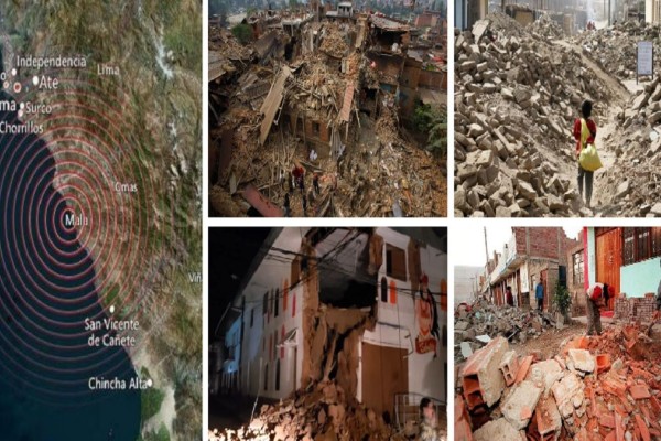 Σεισμός 6,1 Ρίχτερ στο Περού: Τουλάχιστον 40 τραυματίες - Ζημιές σε 187 σπίτια και τέσσερις ναούς (Video)