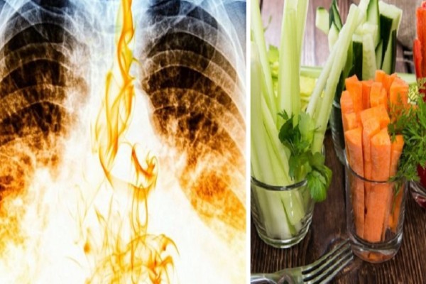 Οι 5+1 τροφές που συμβάλλουν στον καθαρισμό των πνευμόνων από τη νικοτίνη του τσιγάρου