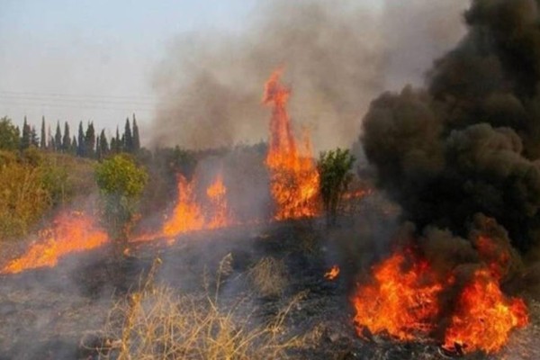 Φωτιά τώρα στο Σούνιο κοντά σε ξενοδοχείο