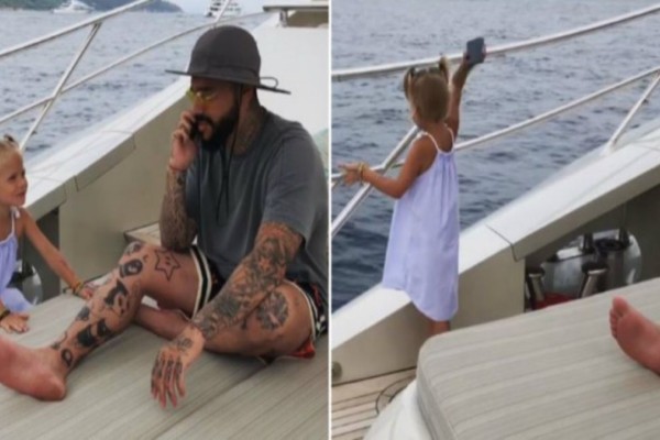 Τετράχρονη πέταξε το κινητό του μπαμπά της στην θάλασσα επειδή δεν της έδινε σημασία!