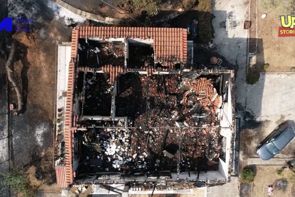 Φωτιά στη Βαρυμπόμπη: Ανατριχιαστικό video από drone δείχνει την καταστροφή!