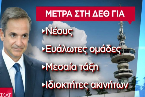 ΔΕΘ 2021: Μειώσεις φόρων, μέτρα για την ακρίβεια και «δώρα» για τους νέους - Τα αντισταθμιστικά μέτρα του Μητσοτάκη για την «καυτή πατάτα» των αυξήσεων (Video)