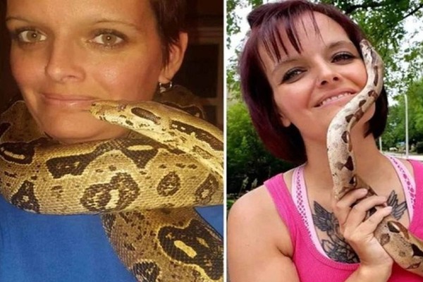 Βρέθηκε νεκρή ανάμεσα σε 140 φίδια με έναν πύθωνα τυλιγμένο στον λαιμό της