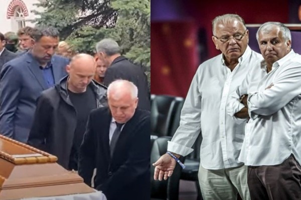 Ραγίζουν και τα τσιμέντα: Ο Ομπράντοβιτς κουβάλει το φέρετρο του Ίβκοβιτς στη κηδεία του! (video)