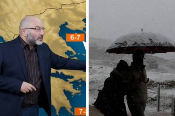 Έκτακτη προειδοποίηση Σάκη Αρναούτογλου: Χιόνια σ' όλη την Ελλάδα και στην Αθήνα! Τσουχτερά Χριστούγεννα