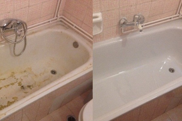 Καθαρισμός μπανιέρας: Εξαφανίστε άλατα, μούχλα και σκουριά με 2 εύκολους τρόπους
