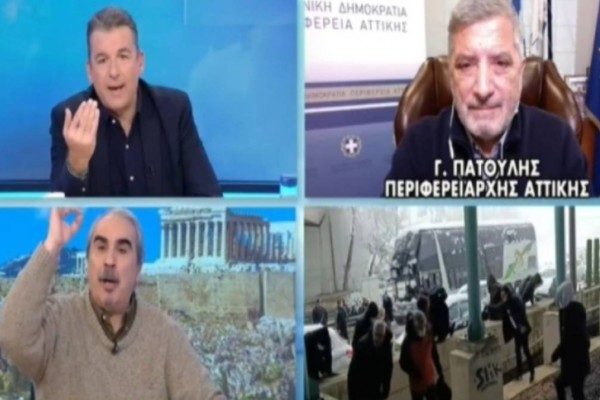 Χαμός στον ΑΝΤ1 με Περρή και Πατούλη: «Έπρεπε να είχατε βάλει την ουρά στα σκέλια»!