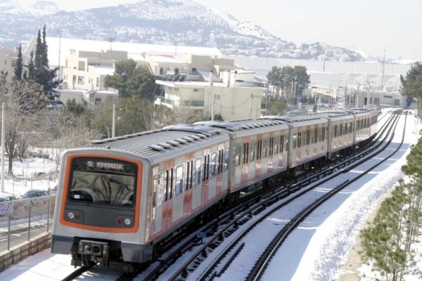 Κακοκαιρία - ΗΣΑΠ: Καθυστερήσεις στα δρομολόγια λόγω βλαβών