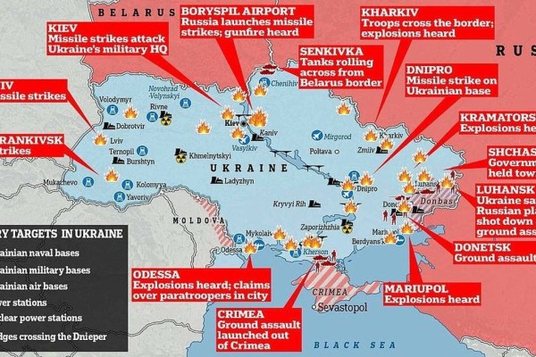 Ρωσική εισβολή στην Ουκρανία: Πού στοχεύει ο Πούτιν με τον πόλεμο που ξεκίνησε;