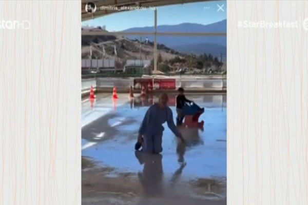 «Ατύχημα» για την Ιωάννα Τούνη (Video)