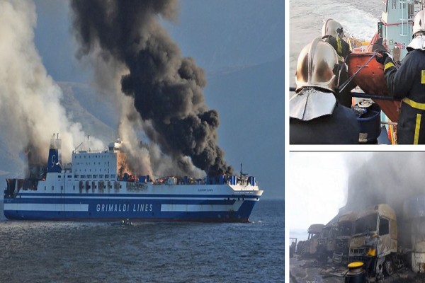 Euroferry Olympia: Oι συγκλονιστικοί διάλογοι την ώρα της φωτιάς στο πλοίο - «Πηγαίνετε να ελέγξετε...» (Video)
