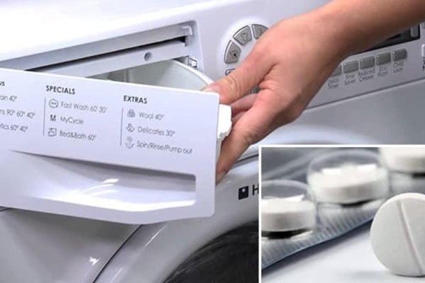 Κάνει θαύματα: Το έξυπνο κόλπο με την ασπιρίνη στο πλυντήριο ρούχων!