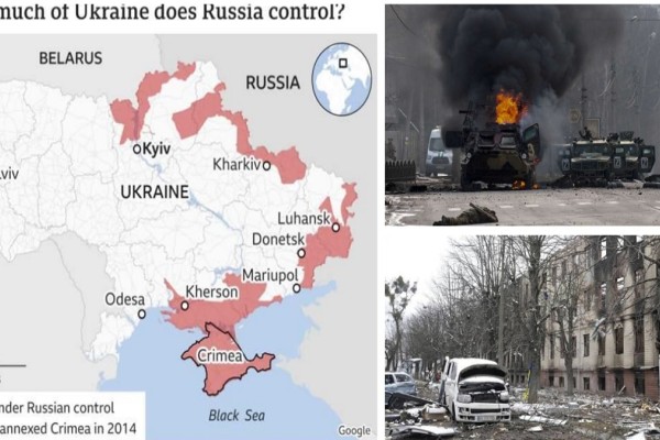 Πόλεμος στην Ουκρανία: Ποια ουκρανικά εδάφη ελέγχει η Ρωσία - Τα μεγάλα μέτωπα και οι στρατηγικοί στόχοι (Video)