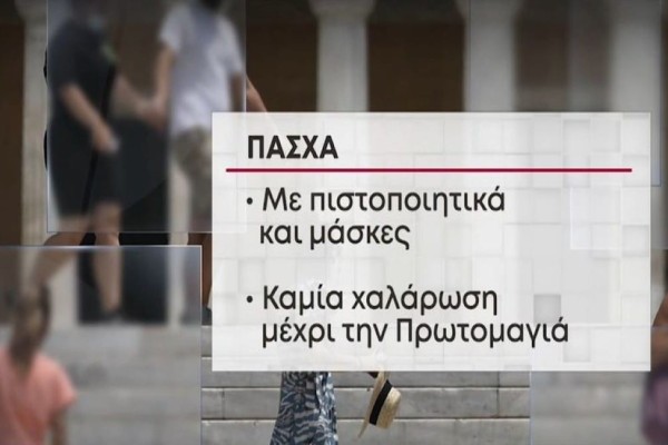 Όλα τα μέτρα για εμβολιασμένους και ανεμβολίαστους το Πάσχα - Τι ισχύει για εστίαση, λιανεμπόριο και εκκλησίες