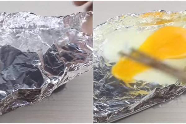 Τύλιξε το σίδερο με αλουμινόχαρτο και αυγό - Το αποτέλεσμα θα σας εκπλήξει