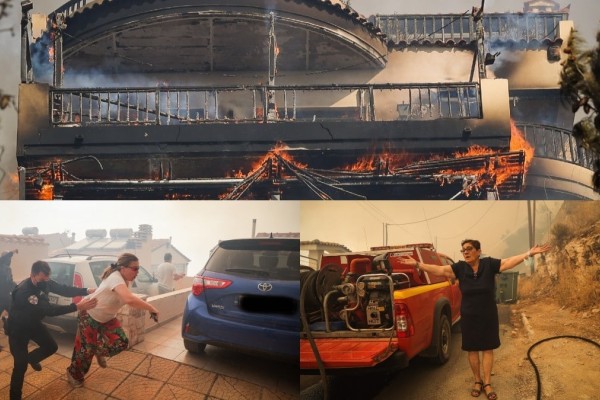 Λιγότερο από έναν χρόνο μετά «ξύπνησε ο εφιάλτης» της Βαρυμπόμπης: Αποκαρδιωτικές εικόνες και χάος με την εκκένωση σπιτιών στη Βούλα (photos)