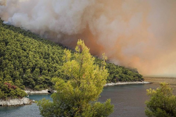 Φωτιά ξέσπασε στη Σκόπελο