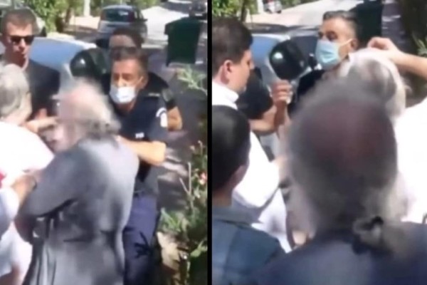 «Μην τον χτυπάτε είναι ιερέας»: Χαμός με αστυνομικούς και πιστούς – Δεν τους άφηναν να πάνε για λειτουργία στην Ηλιούπολη (Video)
